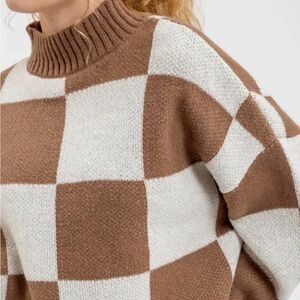 Blu Pepper Mock Neck Sweater